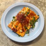 ★にんじんと刻みたくあんの米粉チヂミ