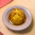 福神漬のカレーチーズのもち巾着